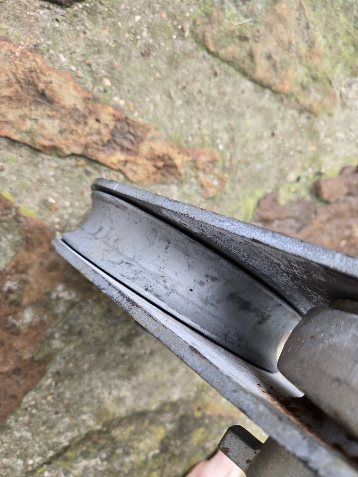 Cosby McKissick 12" Snatch Block Galvanized, Yoke & Oblong Eye. 8 Ton