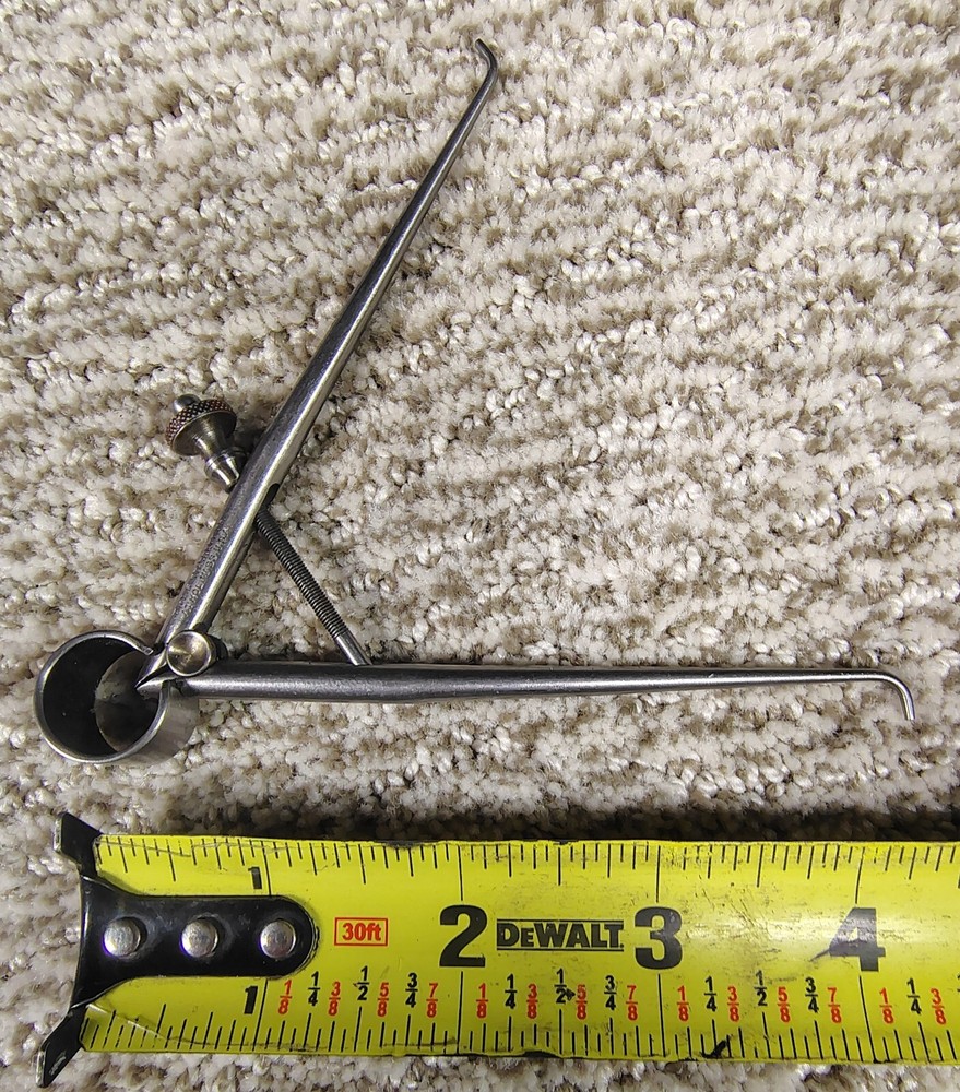 🗽 VINTAGE STARRETT 4" ID CALIPER