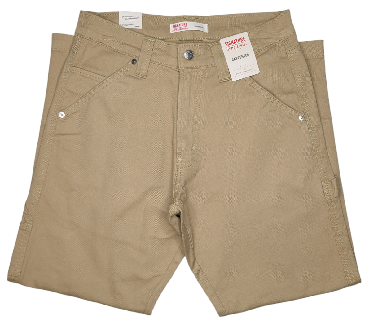 Signature By Levi Strauss & Co. #11587 NEW Men's Flex Stretch Carpenter Jeans