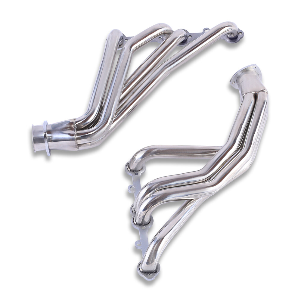 Polished stainless steel Headers For 66-87 SBC Chevy GMC Truck 265 327 350