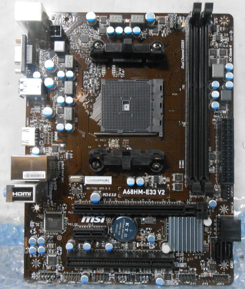MSI Motherboard A68HM-E33 V2 | No CPU