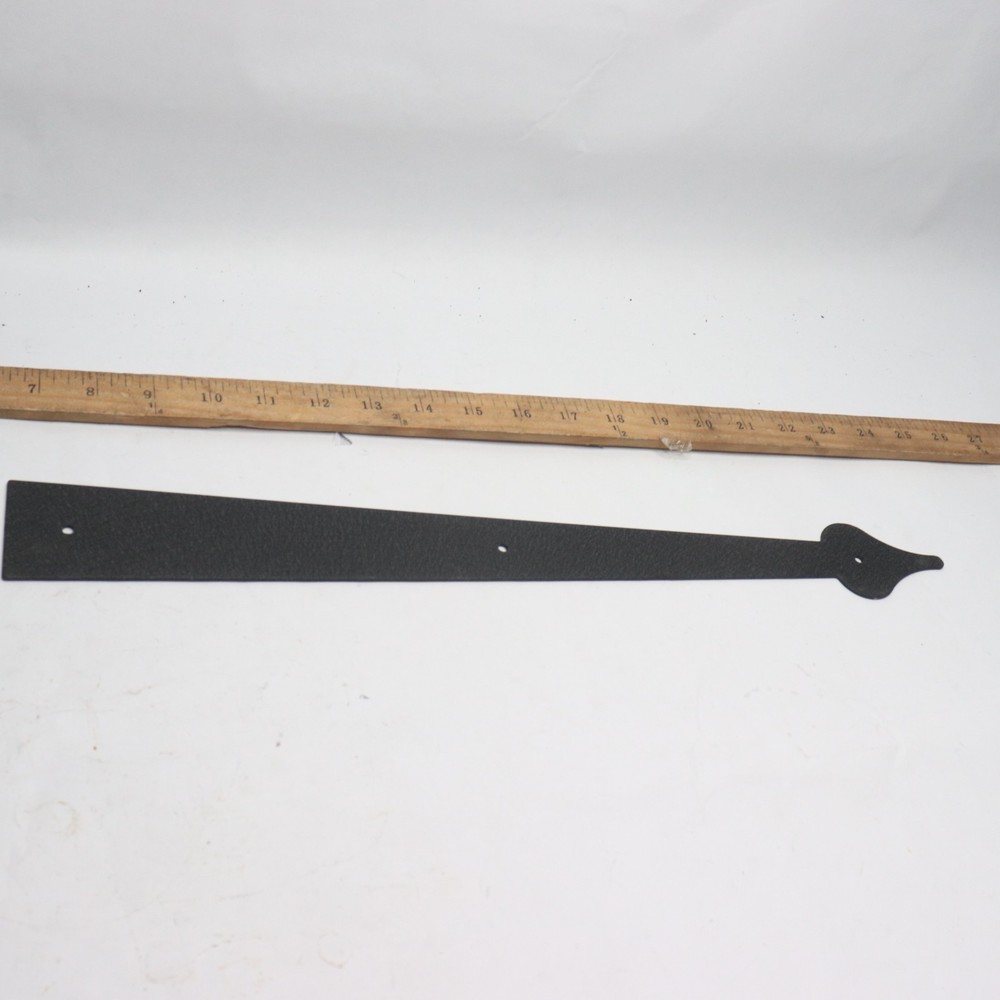 Decorative Garage Door Hardware Strap Hinge Rough Iron 18"