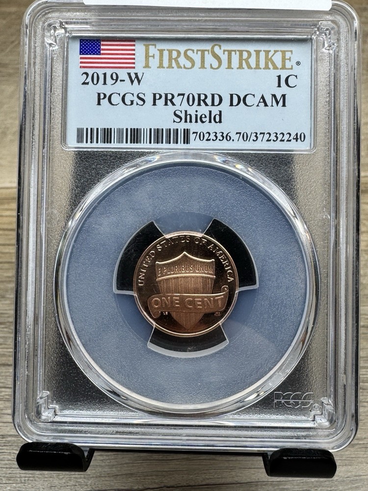 2019-W Lincoln Shield Cent PCGS PR70RD DCAM - First Strike!