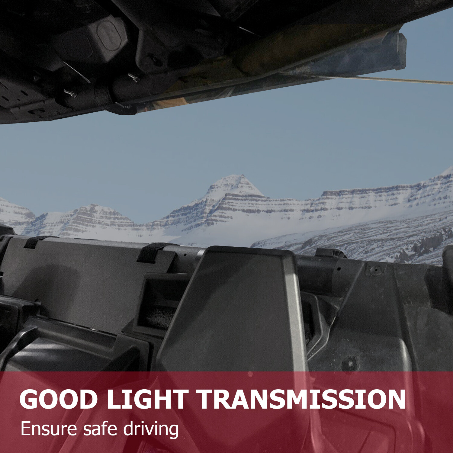 For Can Am Maverick X3 Rear Windshield Window Panel Dark Tinted Tint