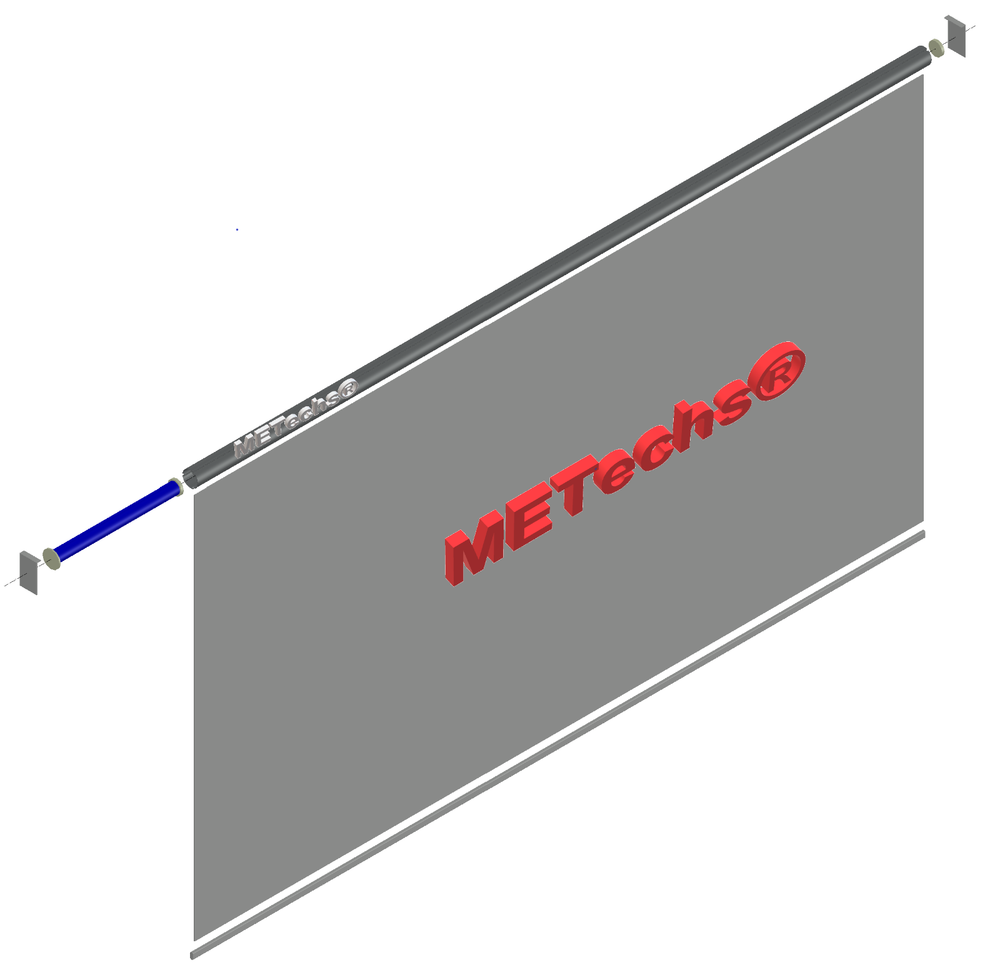 Motorized remote controlled retractable golf simulator impact screen Pro DIY