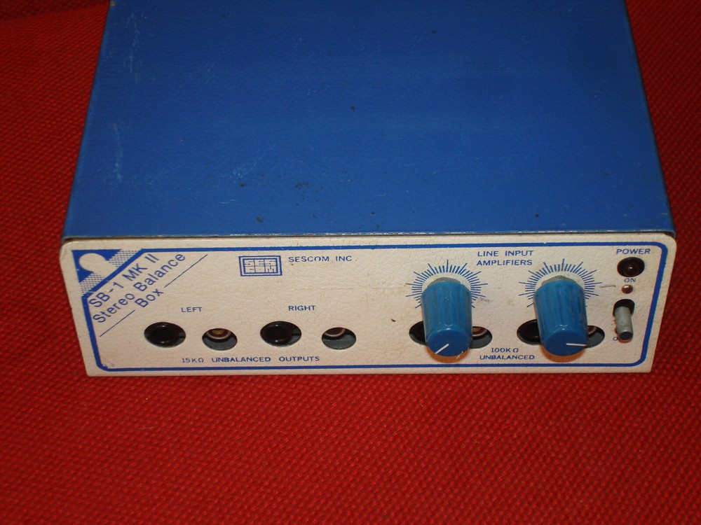 Sescom SB-1 MK 11 Stereo Balance Box!!!