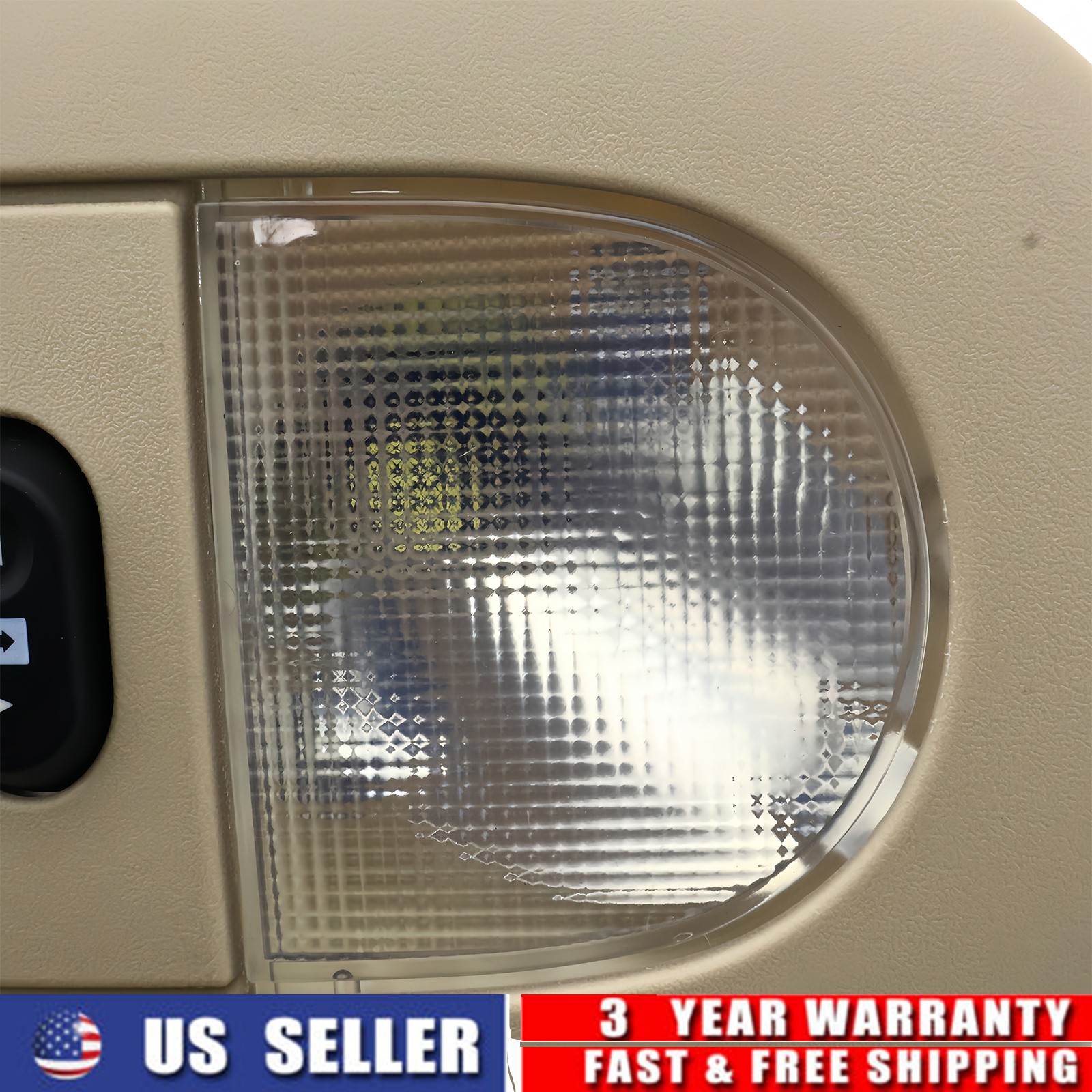 1PCS Beige Overhead LED Dome Light Sunroof Switch For 2004-2008 Ford F-150 NEW