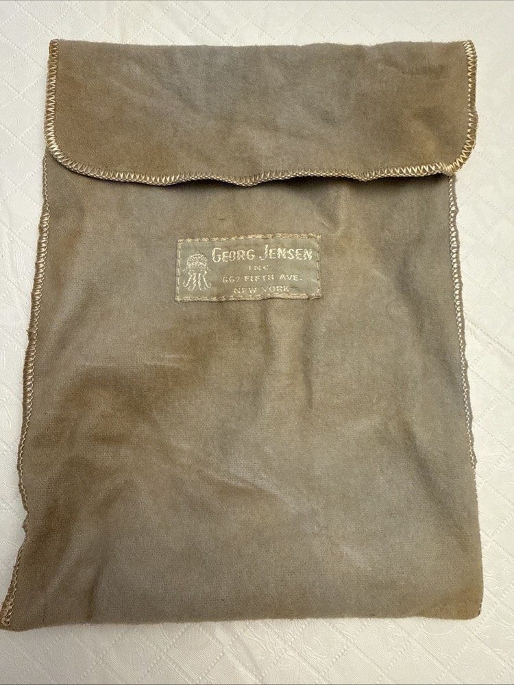 Georg Jensen New York Bag For Storing Silver Silver Plate
