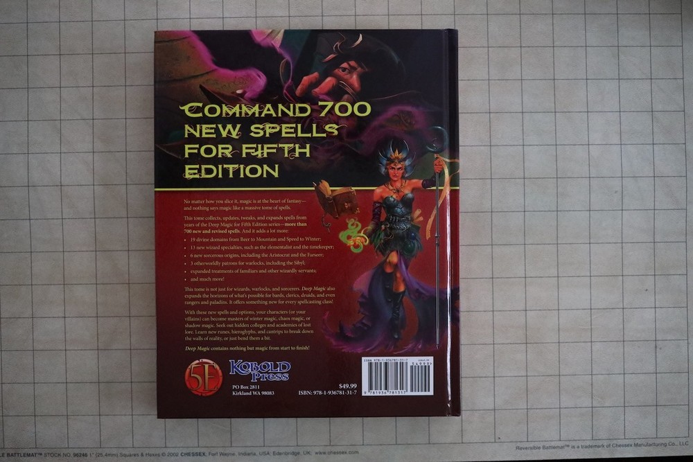 Kobold Press D&D 5E HC Deep Magic volume 1 NM