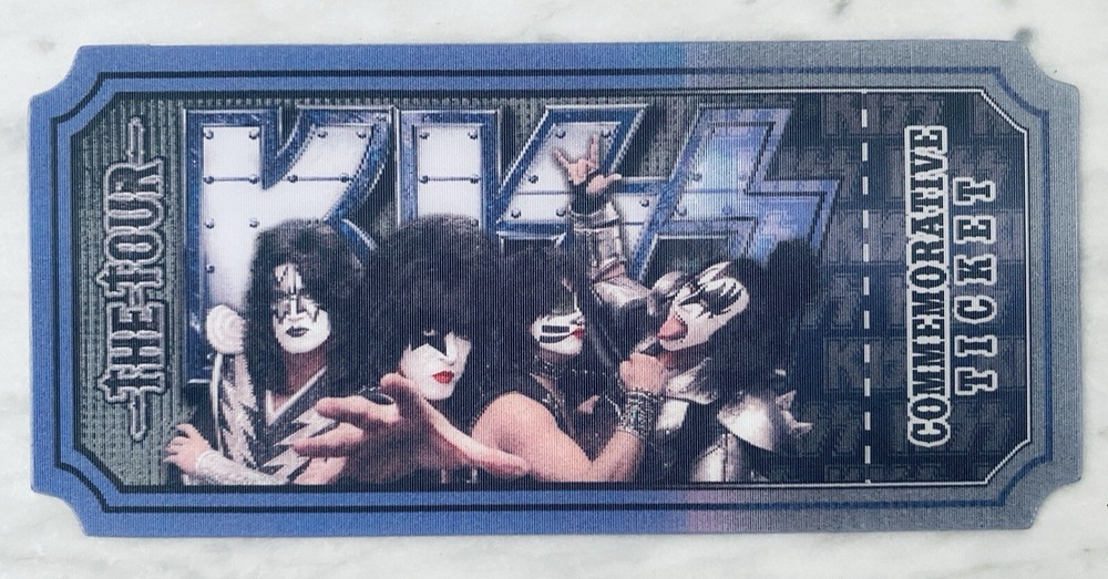 Signed KISS Shirt VIP 2012 Faces Trunk LTD Premium Licensed Tour 2012 W/ Ticket