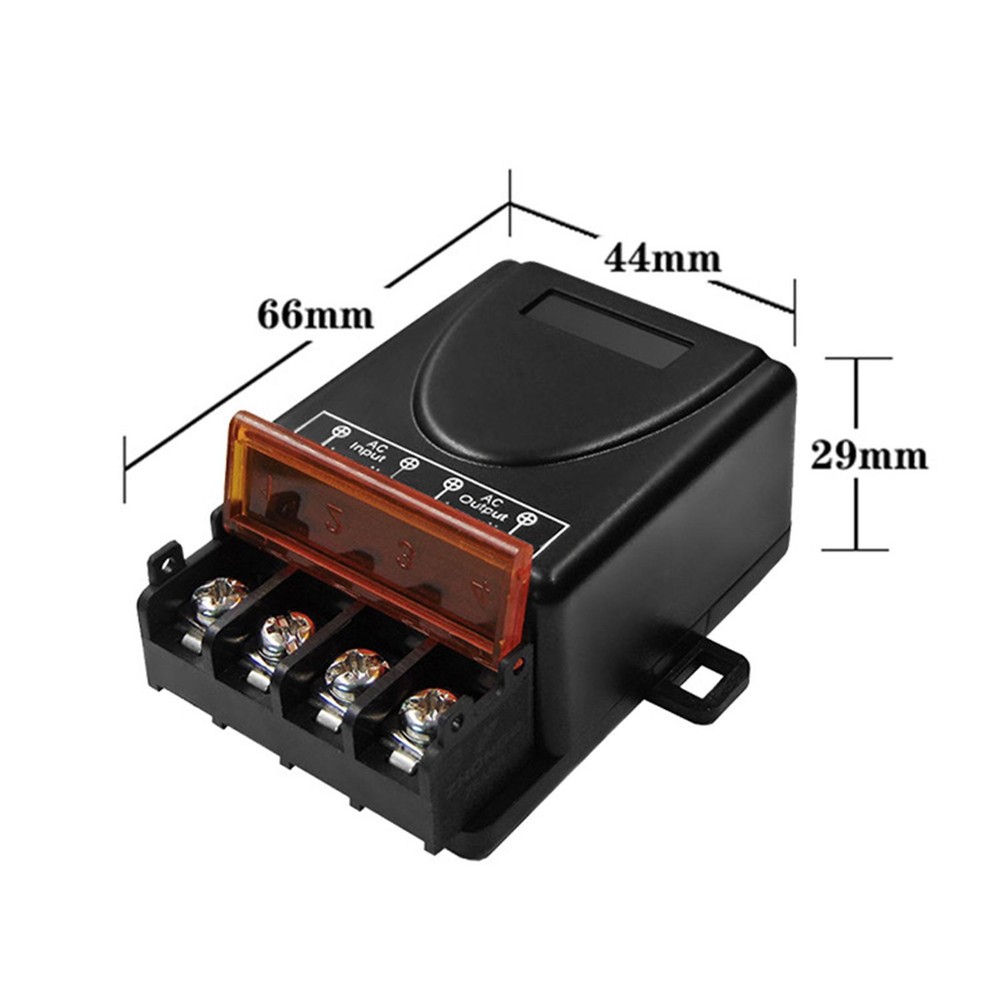 AC 110V-240V 30A RF Relay Wireless Remote Control Switch + 433MHz Remote