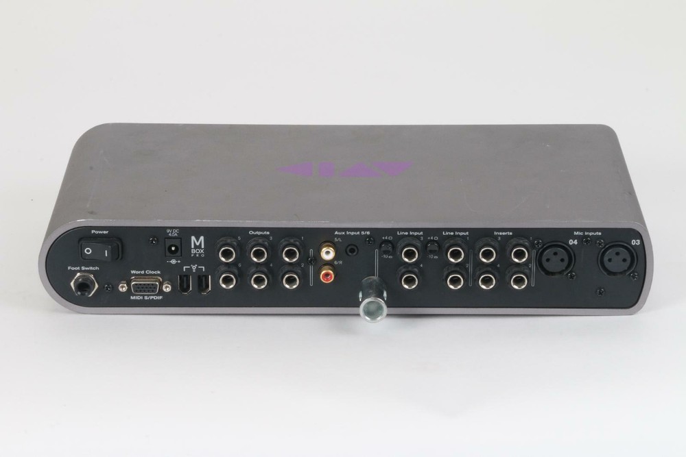 Avid MBox 3 Pro Audio Interface Firewire Digital Recording - Missing Knob cover