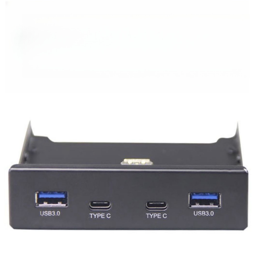 3.5 Inch Ports USB Front Panel Floppy Bay Expansion Adapter Computer Accessories