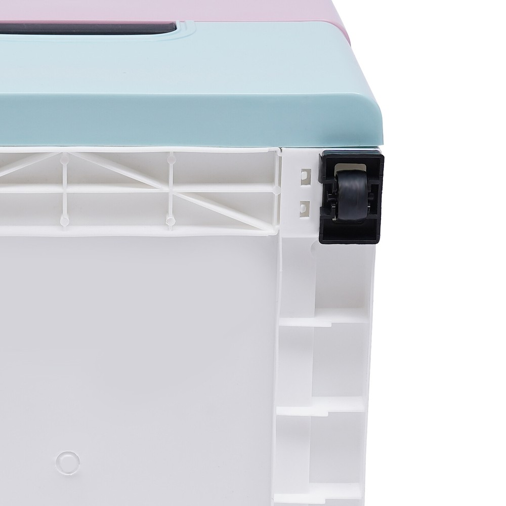 5 Tier Stackable Cabinet Vertical Clothes Storage Tower Tall Small Chest Closet