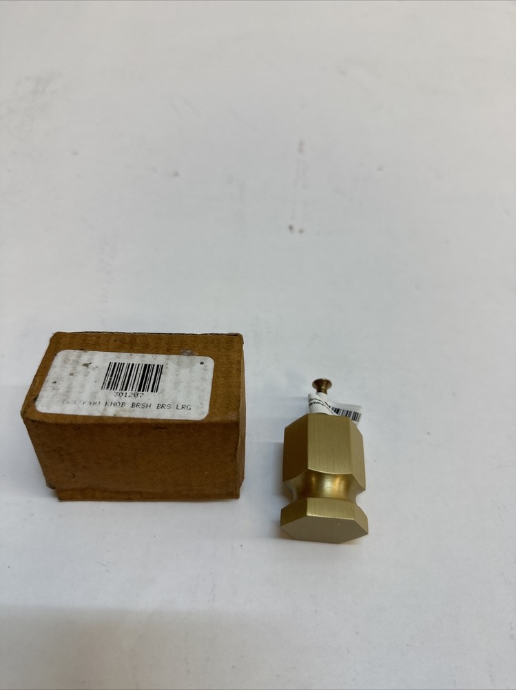 LAVAU BRUSHED BRASS KNOB 1'' 301207