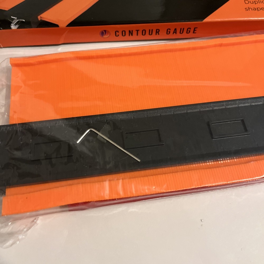 FOXFAS 10 Inch Contour Gauge Shape Duplicator w/ Adjustable Lock