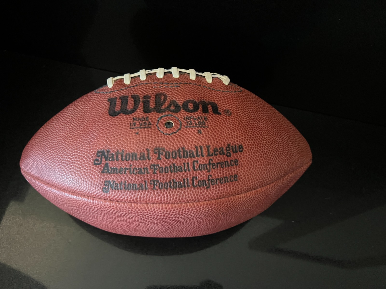 1970'S Pete Rozelle OAKLAND RAIDERS GAME USED WILSON PRO FOOTBALL EQUIP MANAGER