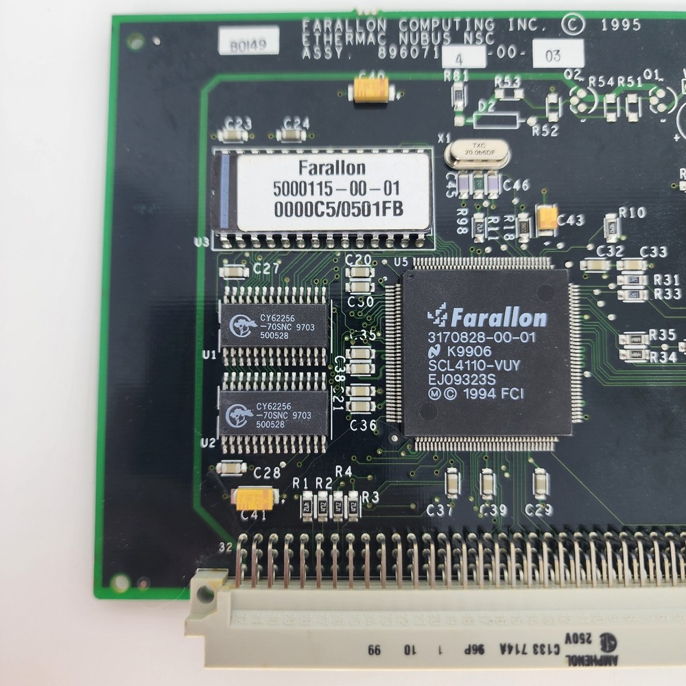 Farallon Ethermac NuBus Adapter (8960714-00-03) Untested Apple PDS Ethernet Mac