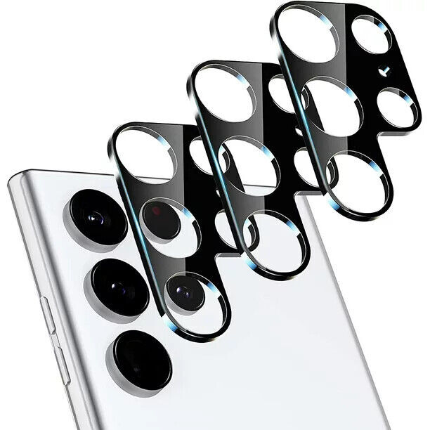 4X Samsung S23 Ultra S22 S21 Anti-Spy Privacy Glass Screen Protector+Camera Lens