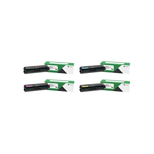 Lexmark C3210K0 Return Program Toner Set, B/C/M/Y