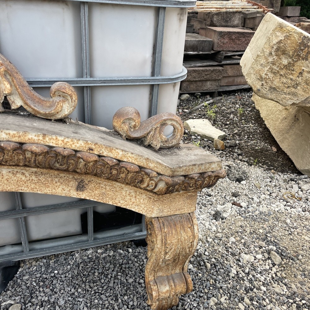 4 Available antique cast iron window pediment and header