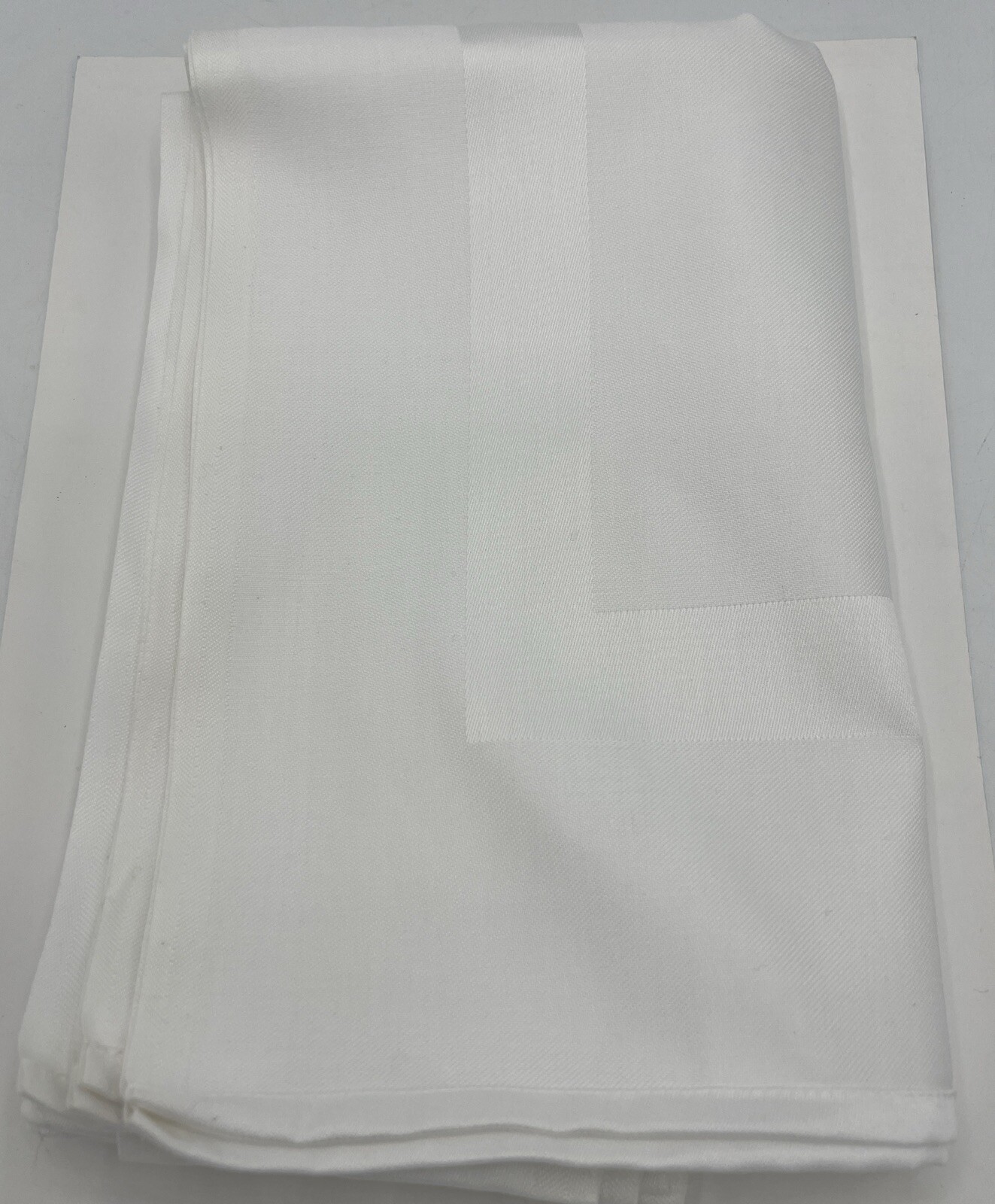 FRETTE 1860 TABLE NAPKINS 23" X 23" Napkins White Lot Of 6 New