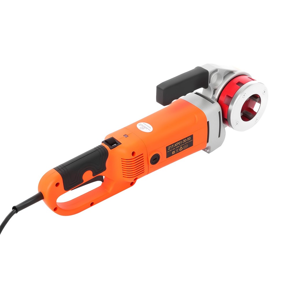 1/2" - 2 Inch Handheld Electric Pipe Threader Threading Machine W/6 Pipe Cutter