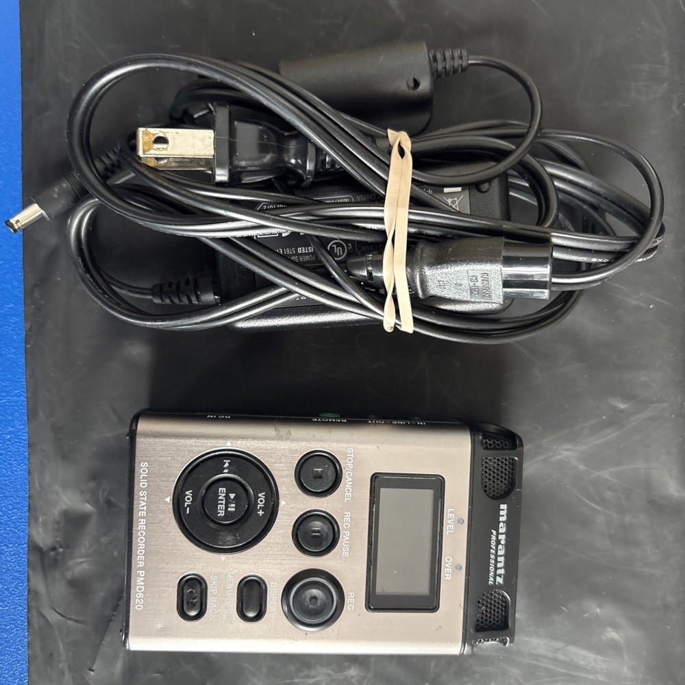 Marantz Professional PMD620 Handheld Solid State Digital Recorder Power Manual
