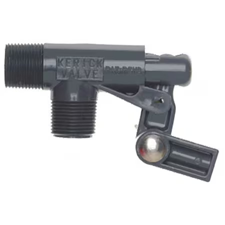 Kerick Ps75ss Float Valve, 3/4 In, Pvc, Pipe Mount