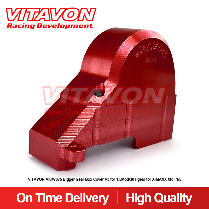 VITAVON CNC Bigger Gear Box Cover For 1.5Mod/30T Gear For XRT X-MAXX 1/5 5Colors