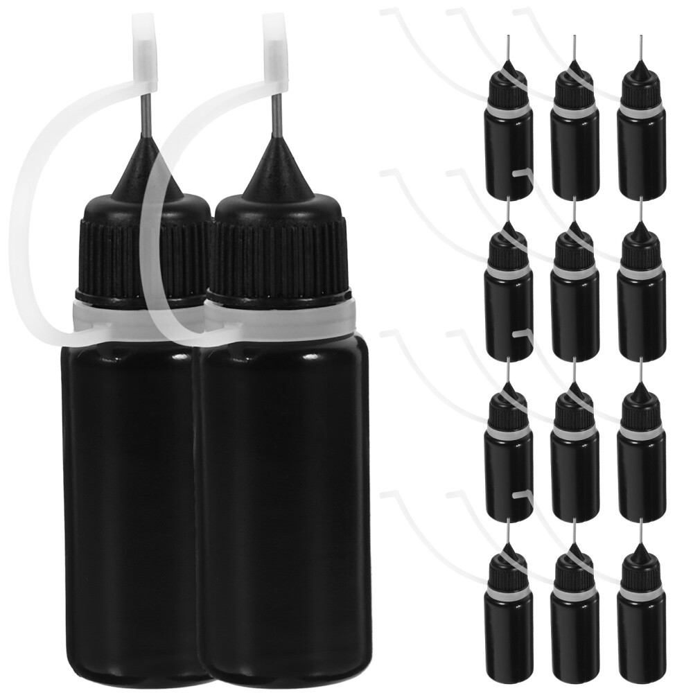 20Pcs Translucent Glue Bottles Industrial Squeeze Bottle Empty Filling Container