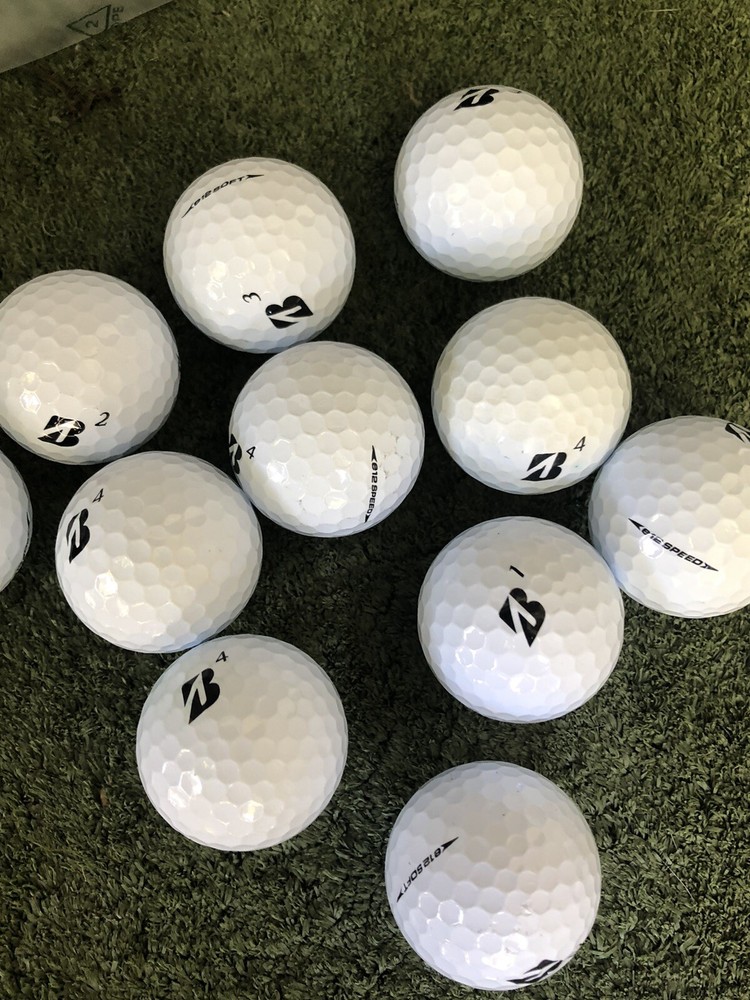 36 Bridgestone e12 Soft / Speed Assorted Golf Balls Mix 3A Grade AAA