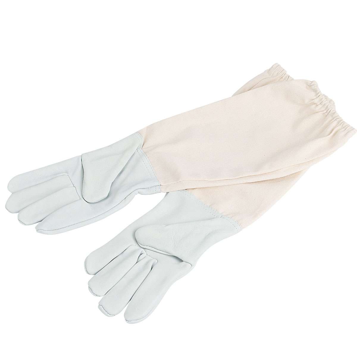 Beekeeping Gloves Goatskin Bee Keeping with Vented Beekeeper Long Sleeve protect