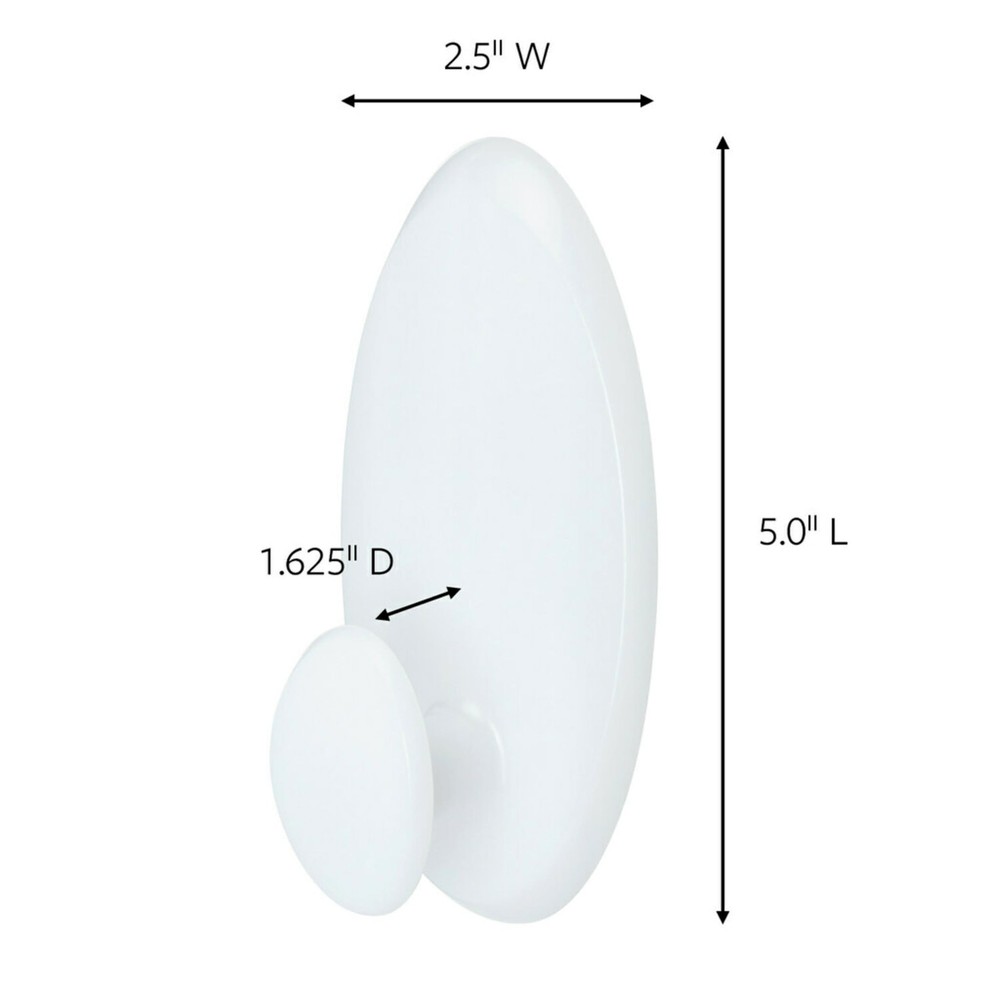 Command Clothes Hanger Storage Hook Holds 75 lbs Damage Free Wall Mount