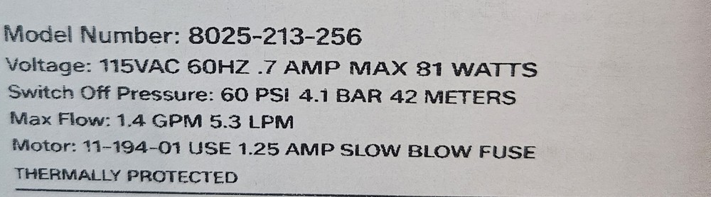 Shurflo 8025-213-256