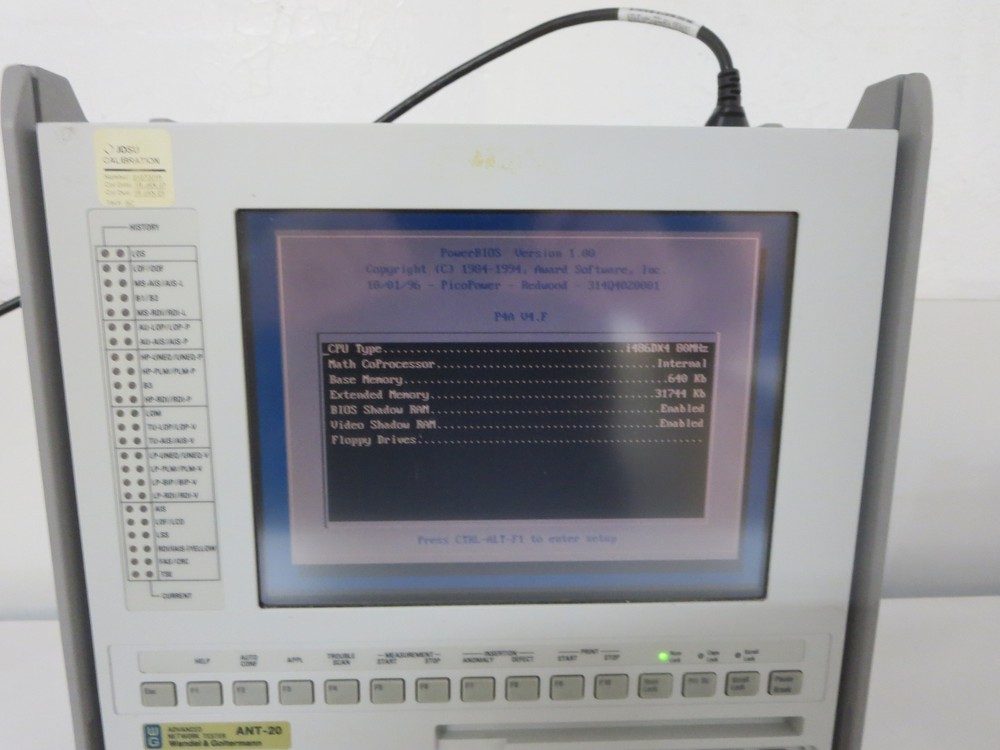 WANDEL & GOLTERMAN ANT-20 ADVANCED NETWORK TESTER