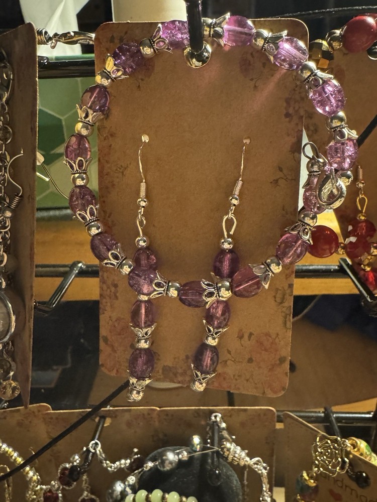 jewelry bracelet earring set