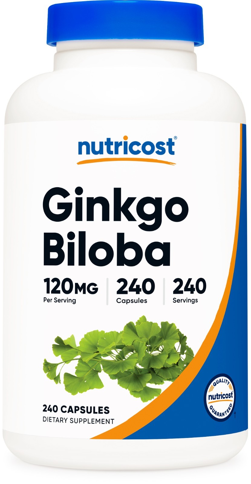 Nutricost Ginkgo Biloba Extract 120mg, 240 Capsules - Gluten Free & Non-GMO