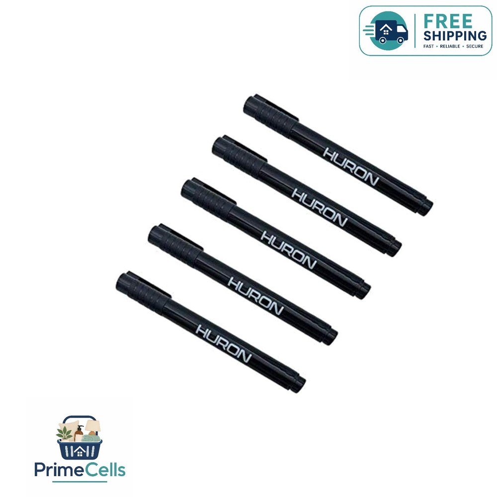 5-Pack Counterfeit Detector Pens – Quick Currency Authenticity Check Solution