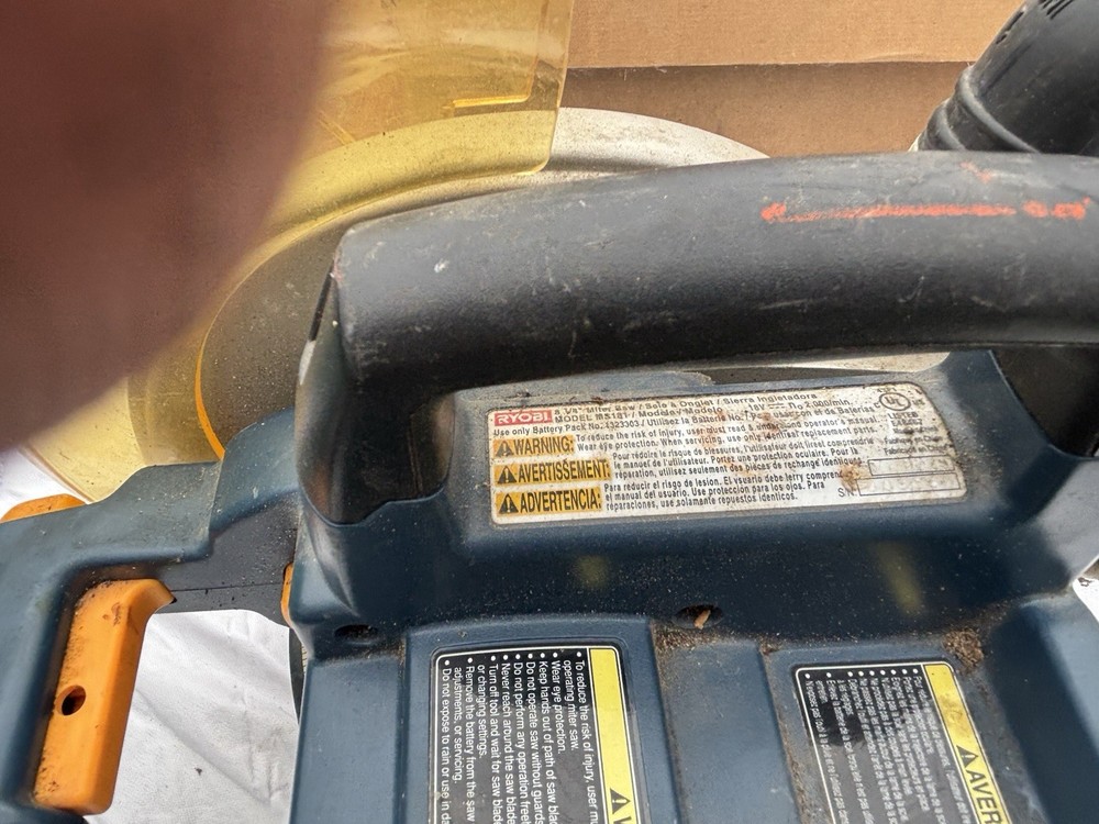 ryobi 81/4 ms181 miter saw