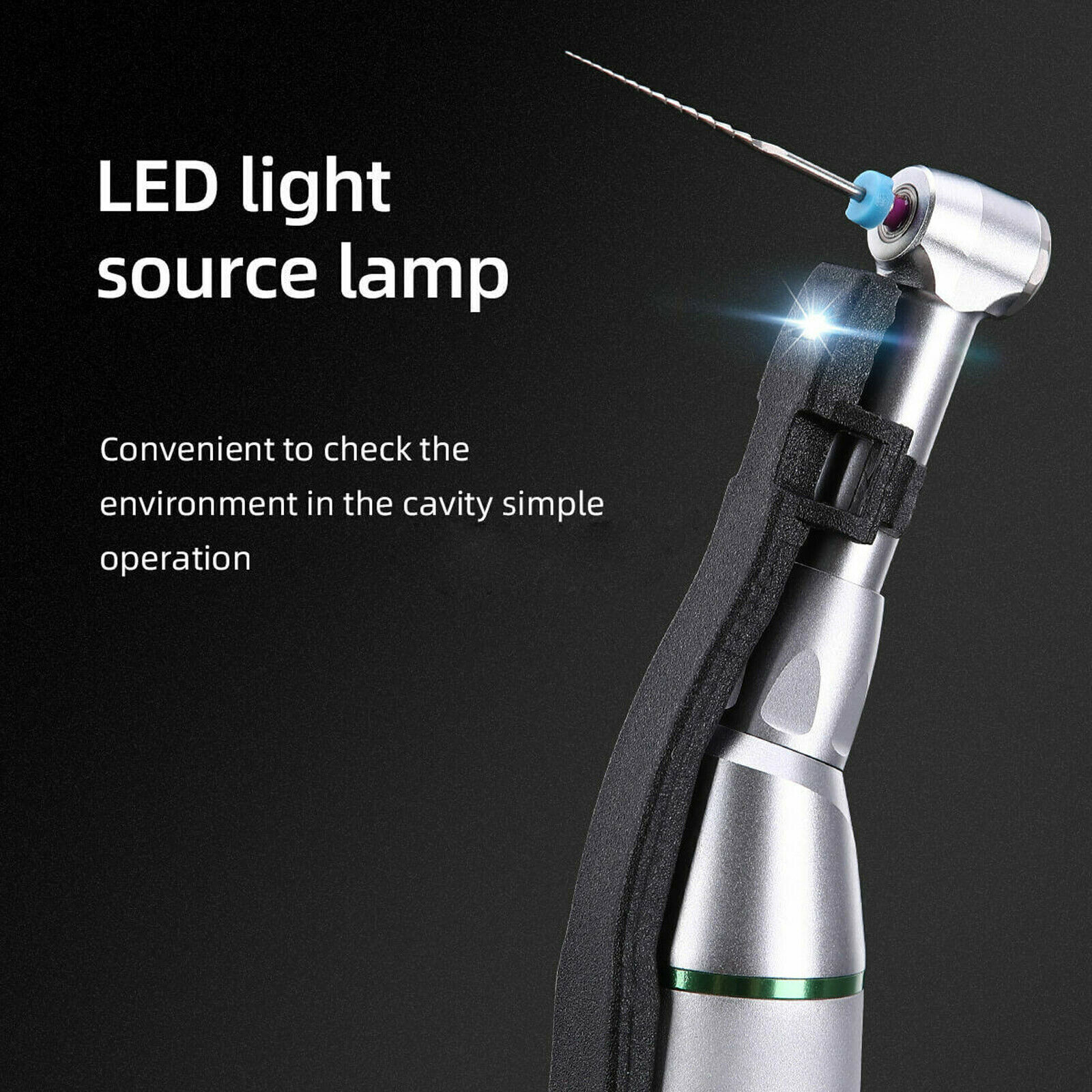 Dental Cordless LED Endo Motor Endodontic​ Treatment 16:1 Contra Angle Handpiece