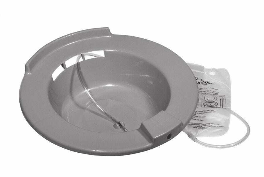 McKesson Sitz Bath Round Graphite Plastic 1 Count