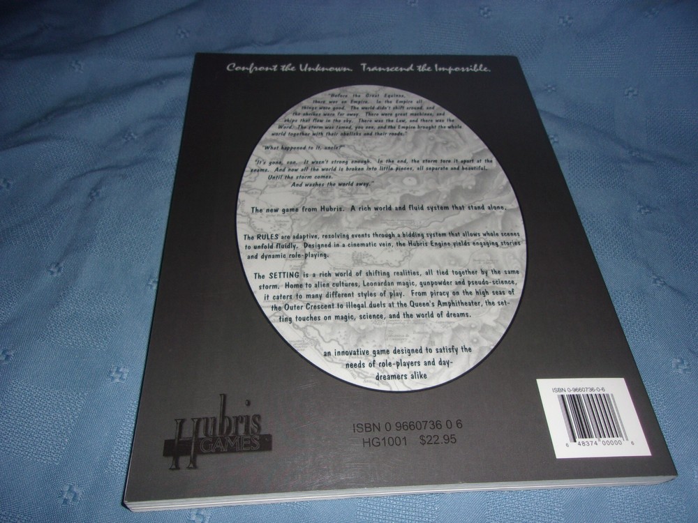 Hubris Games - MAELSTROM STORYTELLING RPG Sourcebook