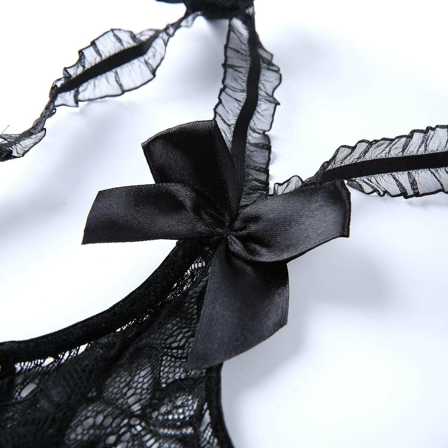 Women's Sexy-Lingerie Babydoll Sleepwear Underwear Lace Dress G-String Nightwear