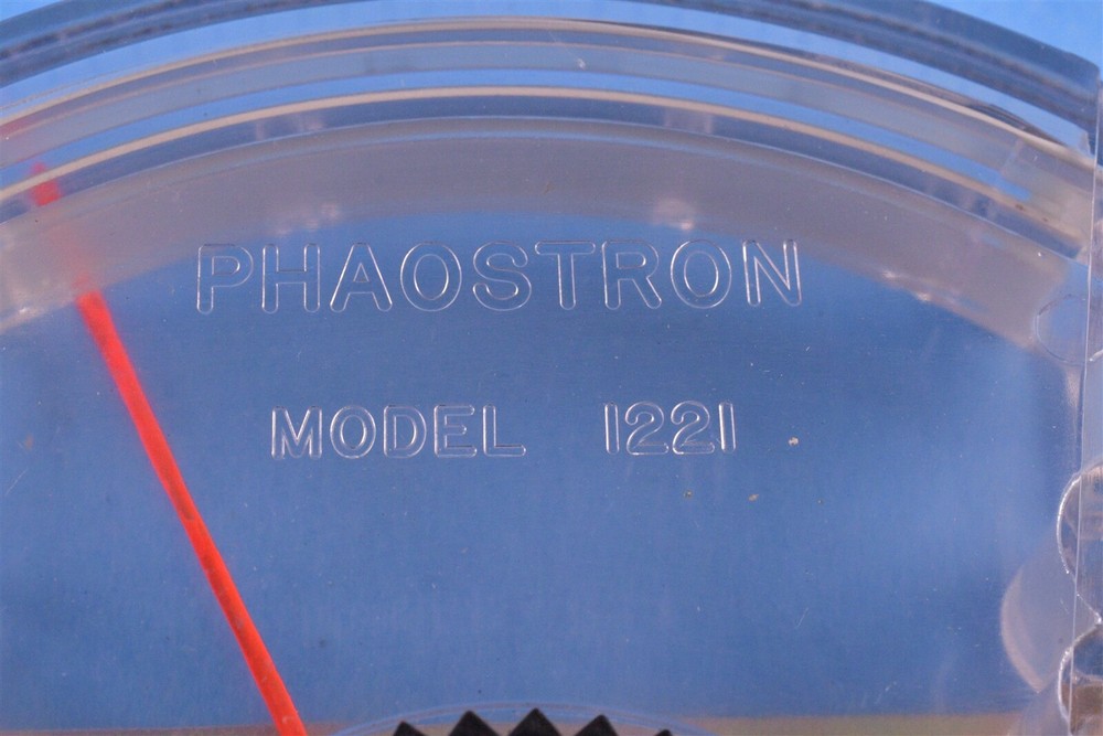 Phaostron Model 1221 DC Amperes Panel Meter 0-5