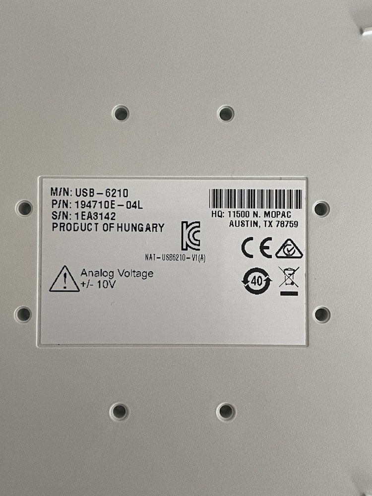 NATIONAL INSTRUMENTS NI USB-6210