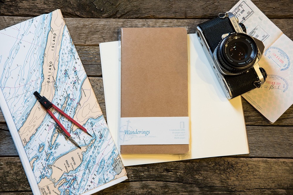 Wanderings Blank Regular Size Travelers Notebook Inserts | Regular, Unlined
