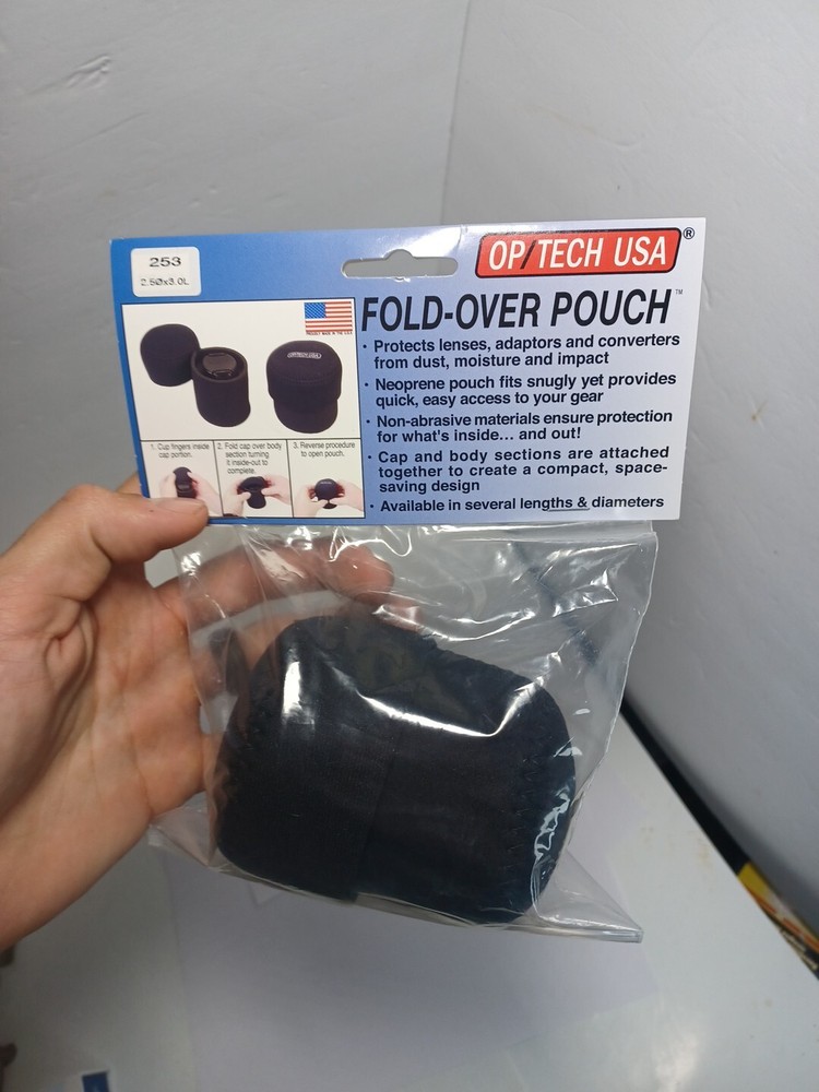 OP/TECH Foldover Pouch 253 - Black - 7801032 -