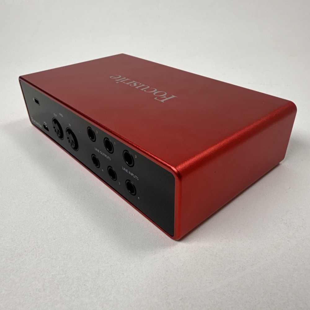 Focusrite Scarlett 4i4 3rd Gen USB Audio Interface Tested Working