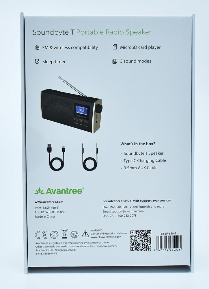Soundbyte T: FM Radio & Bluetooth Transmitter